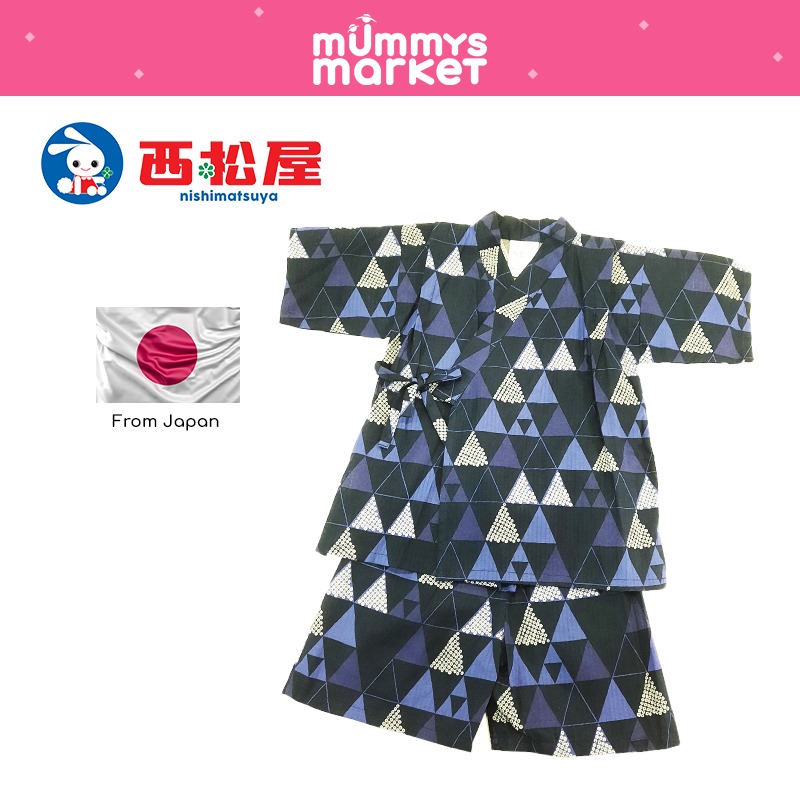 Japanese Jinbei Kimono - Triangle Boy by Nishimatsuya Japan