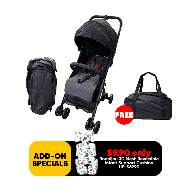 Bonbijou Luke Mini Stroller (Black)