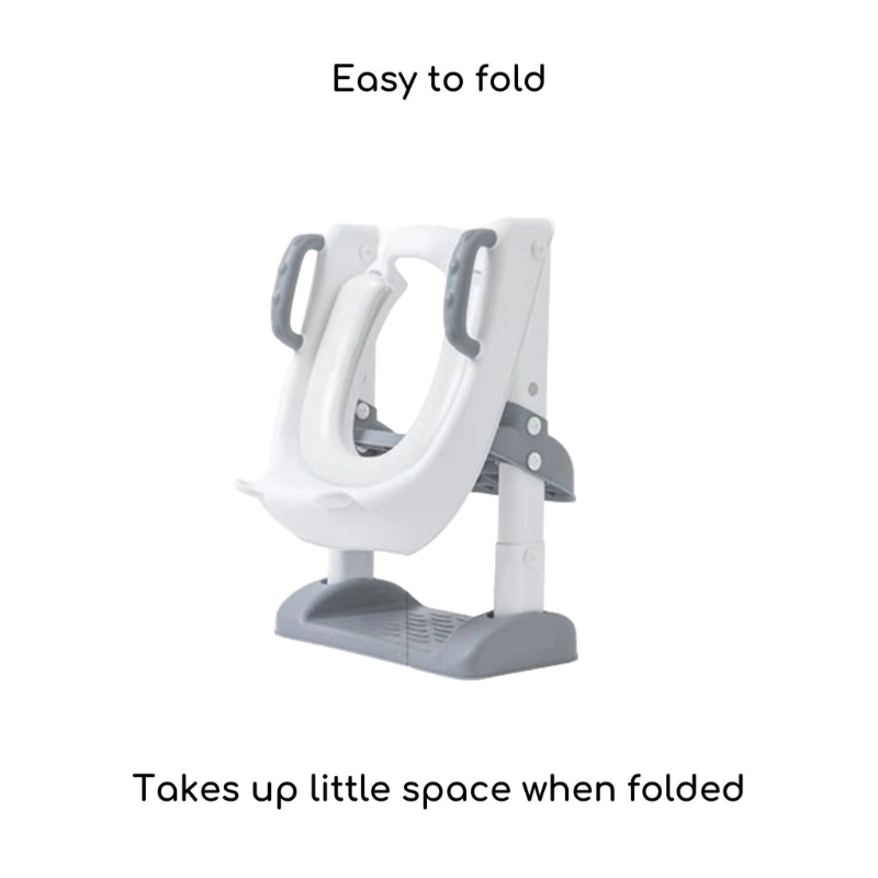 Bonbijou Foldable Potty Training Seat w/Ladder