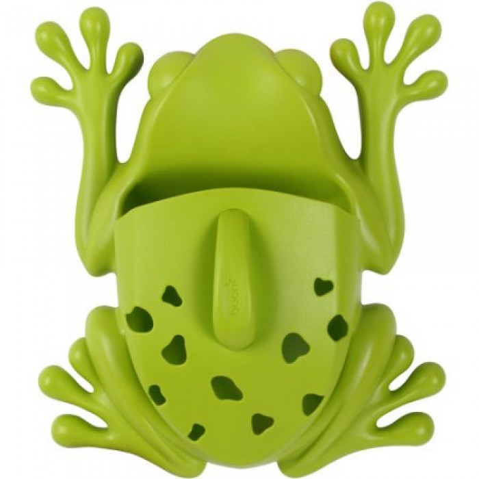 Boon Frog Pod Bath Toy Scoop, Drain & Storage