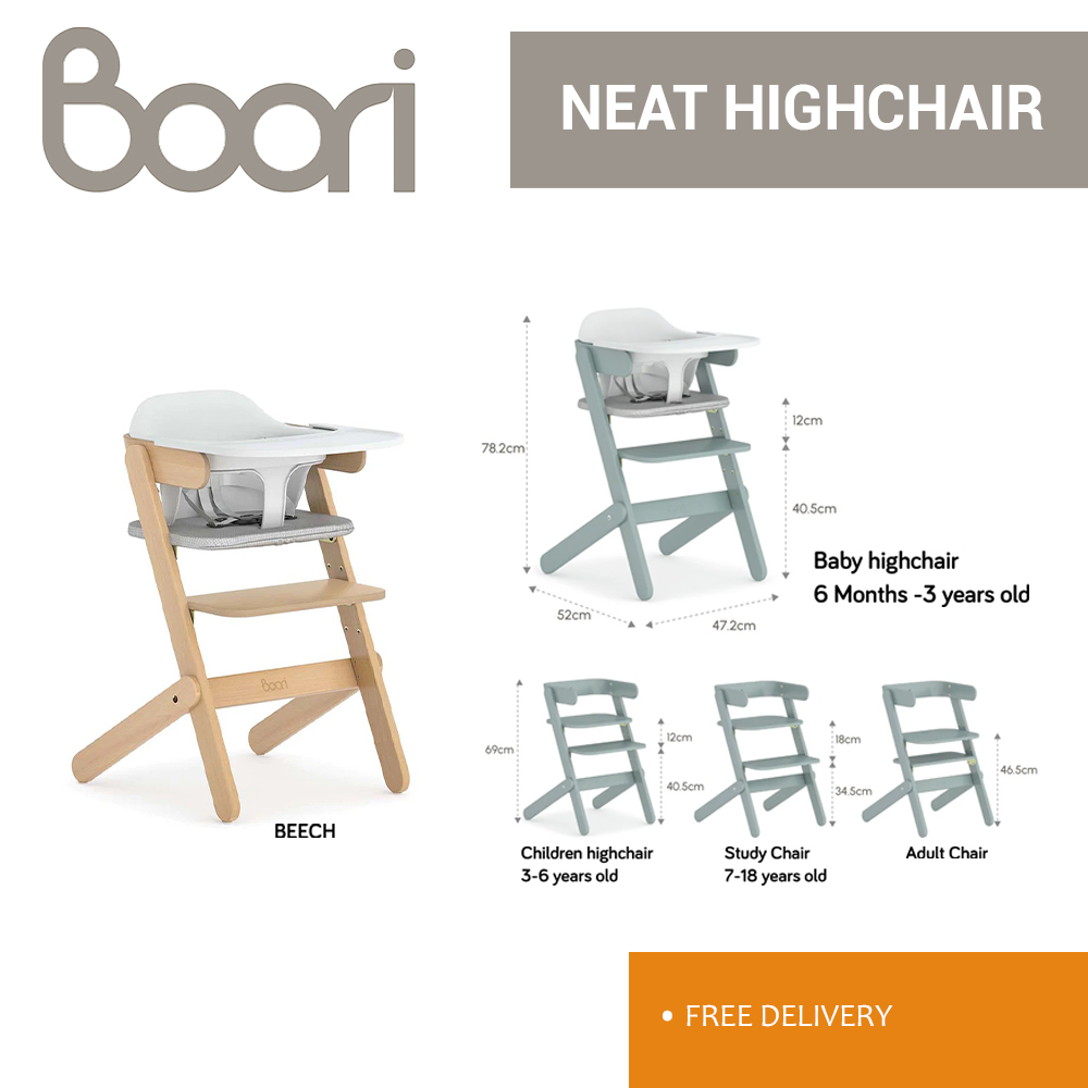 Boori Neat Baby Convertible High Chair