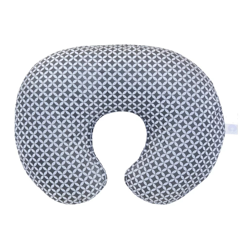 Chicco Boppy Pillow Charcoal Geo Circles