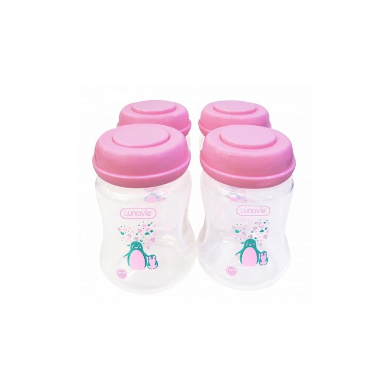 Lunavie Breastmilk Storage Bottle 6oz (4 BTLS)