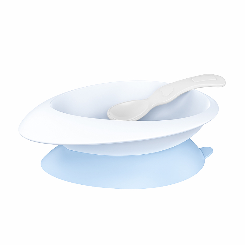 (Bundle of 2) Lucky Baby Sroomy Suction Bowl With Spoon