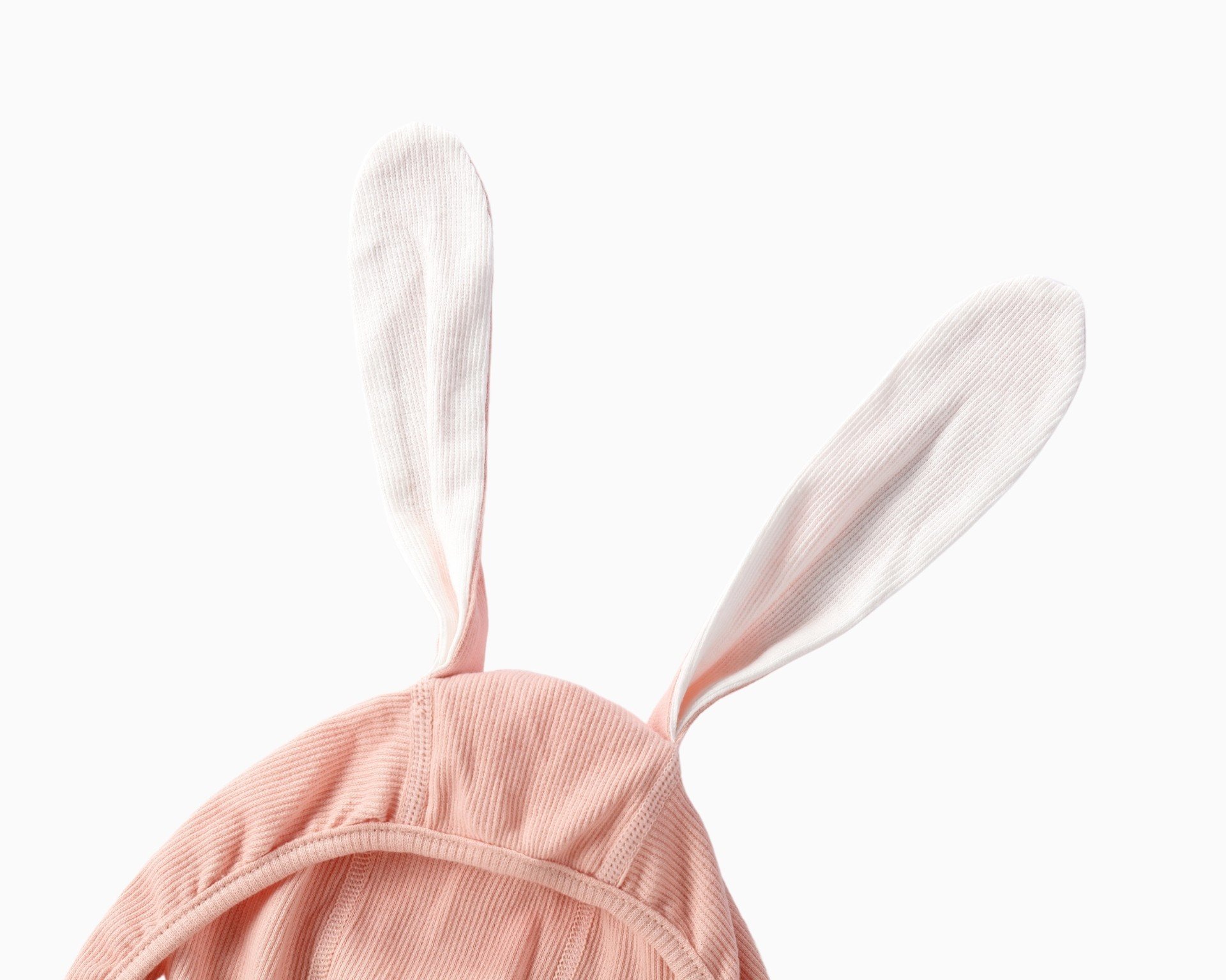 Mimi Mono Bunny Romper With Bonnet Pink