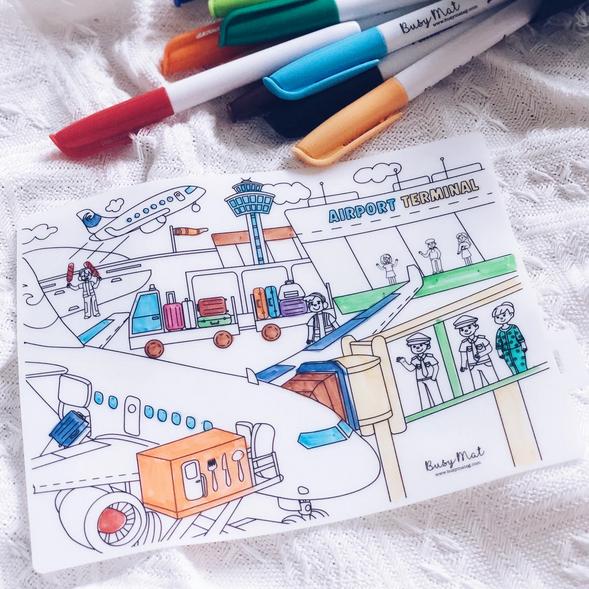Baby Fair | Busy Mat Travel Series: Airport Terminal (Placemat Only)