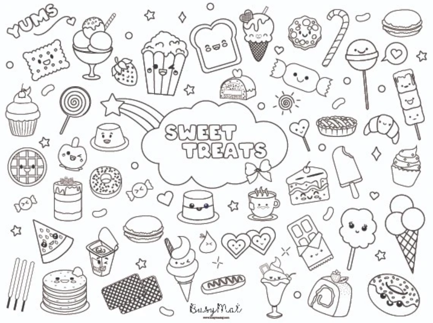 Busy Mat Travel Series: Sweet Treats (Placemat Only)