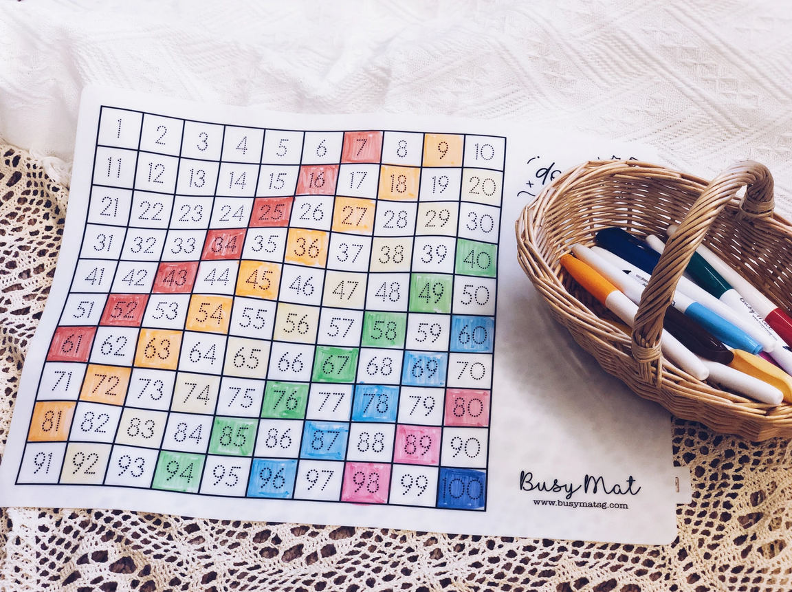 Busy Mat Premium Series: 100 Squares (Placemat Only)