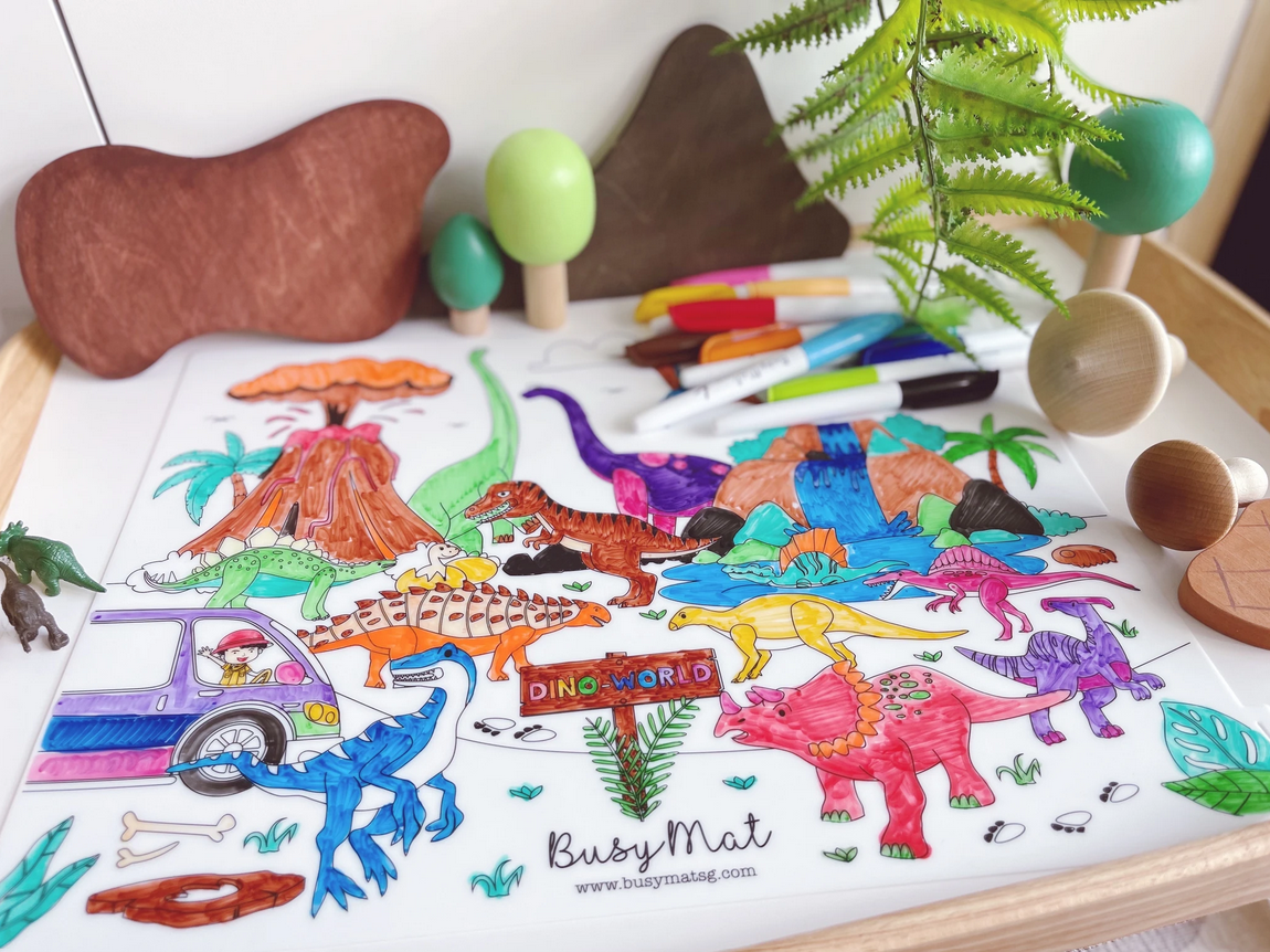 Busy Mat Premium Series: Dino World (Placemat Only)