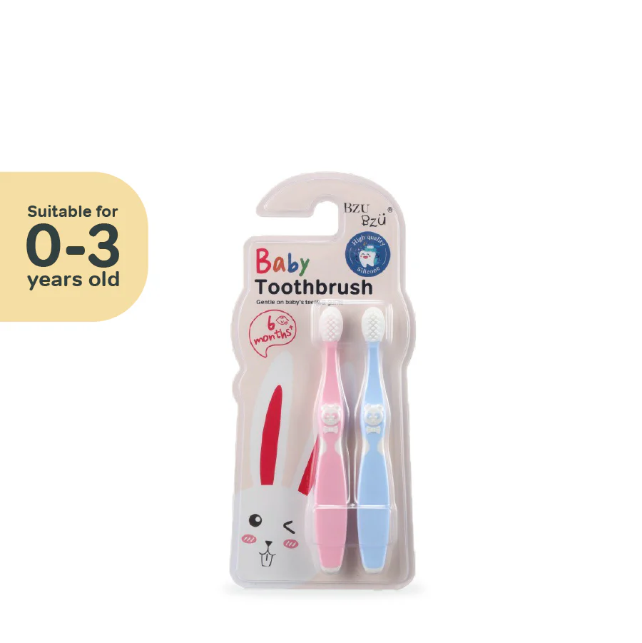 Bzu Bzu Baby Toothbrush (2 in 1)