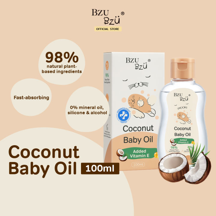 Bzu Bzu Coconut Baby Oil 100ml