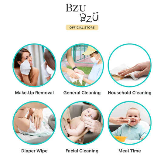 Bzu Bzu Skincare Cotton Towel 2x80s