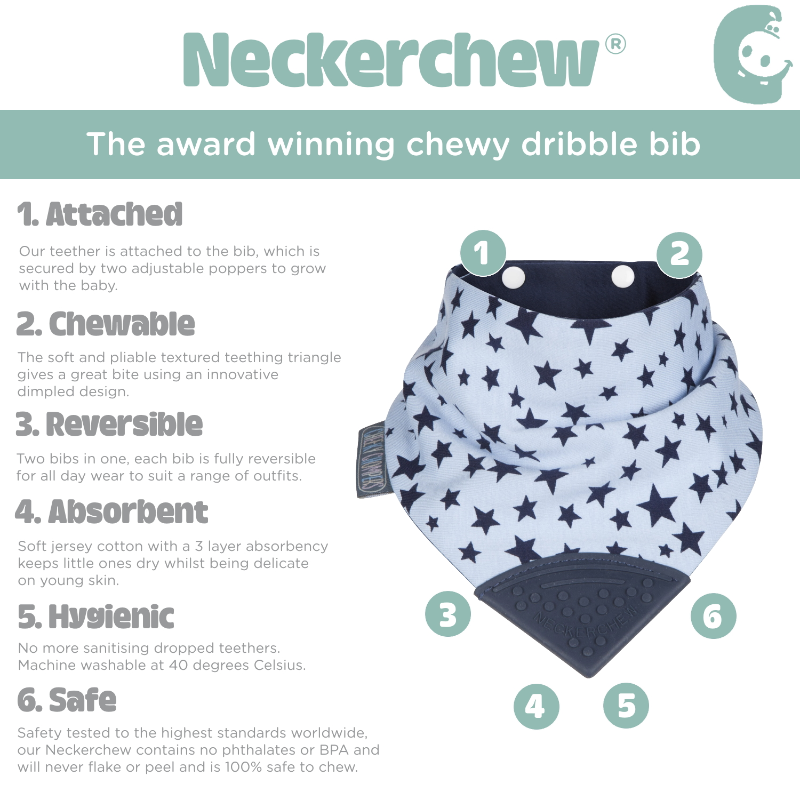Cheeky Chompers Neckerchew - Twinkle Twinkle