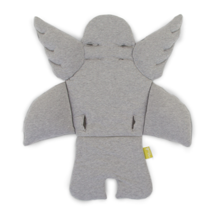 Childhome Angel Universal Seat Cushion - Jersey Grey