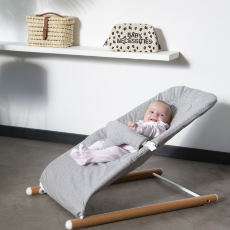 Childhome Evolux Bouncer Cover - Jersey Grey (Cover Only)