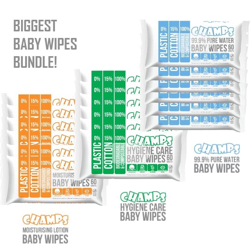 Champs Biggest Baby Wipes Bundle