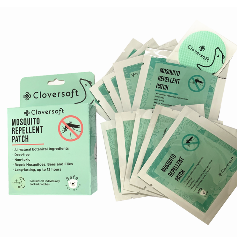 Cloversoft Mosquito Repellent Patch 10patches/pack