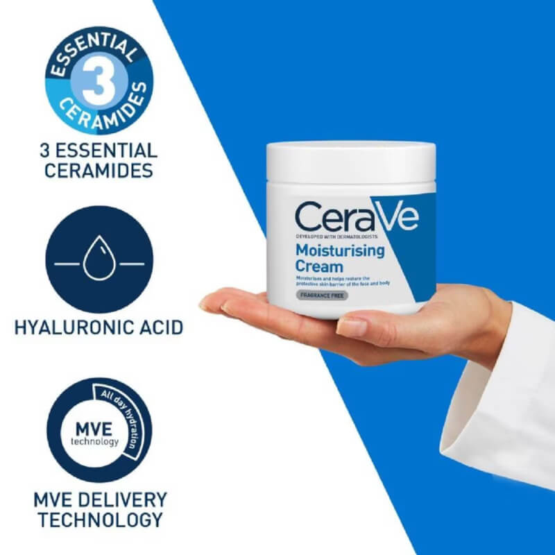 CeraVe Moisturising Cream 454g Bundle of 2