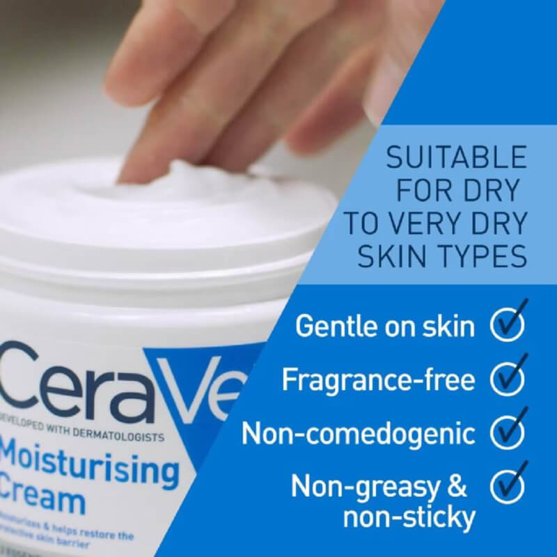 CeraVe Moisturising Cream 454g Bundle of 2