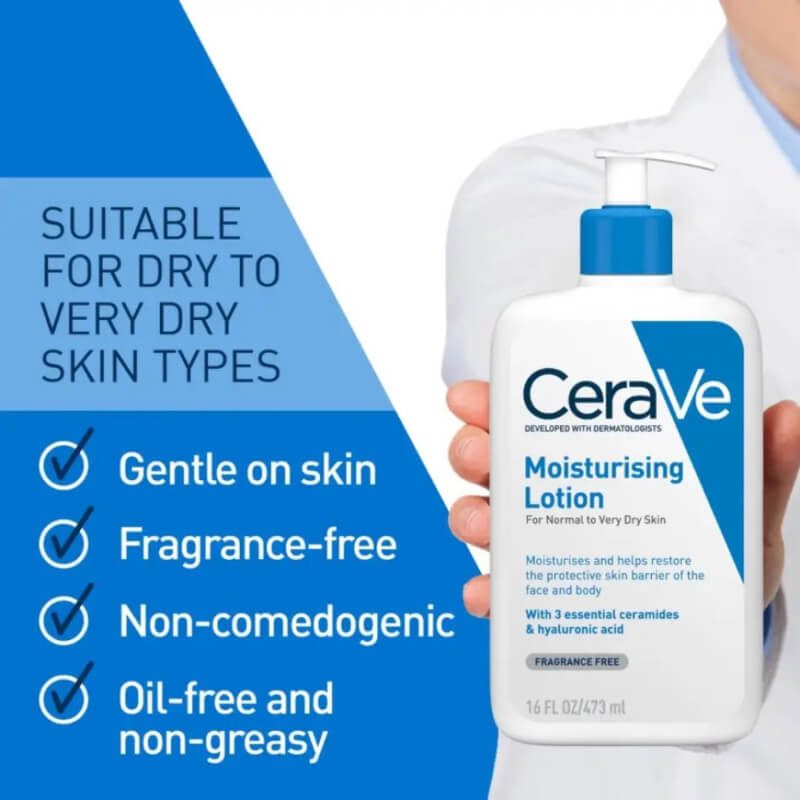 CeraVe Daily Moisturising Lotion 473ml Bundle of 2