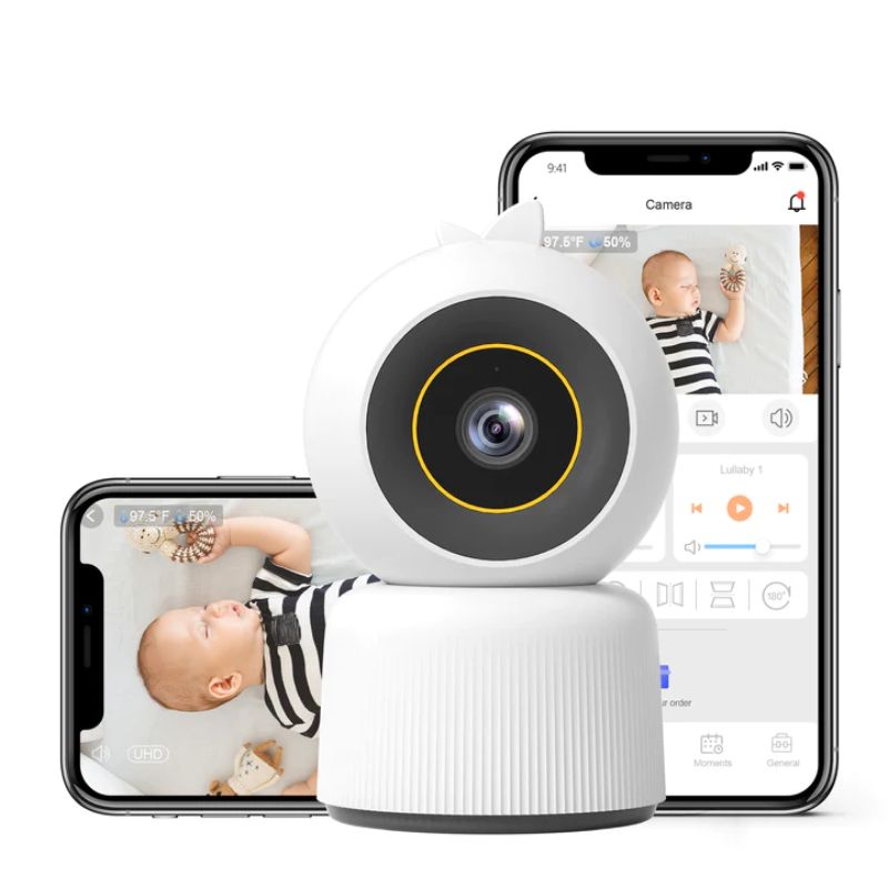 Cheego Orange 3MP HD Smart Baby Monitor
