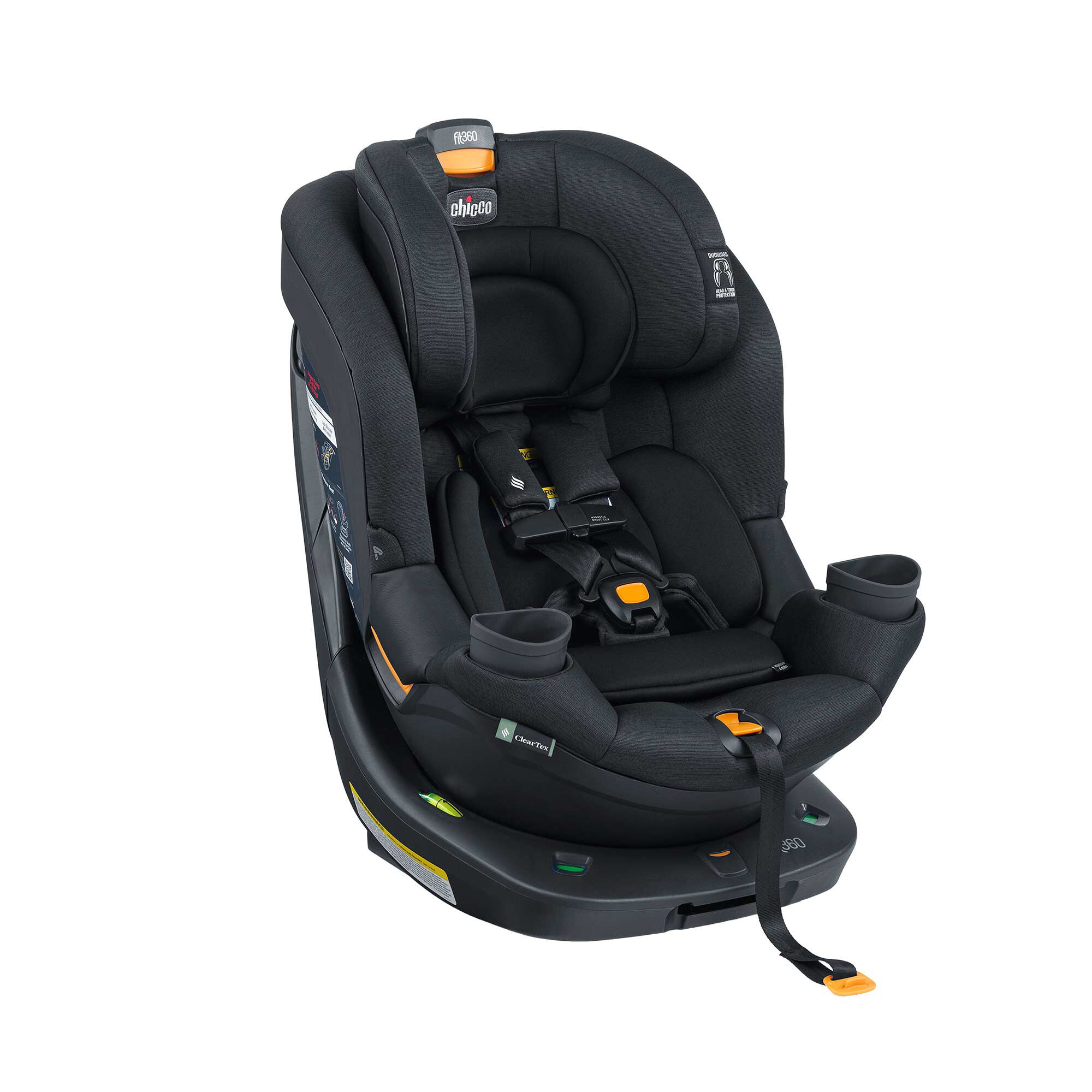 Chicco Fit360 ClearTex Rotating Convertible Car Seat - Black