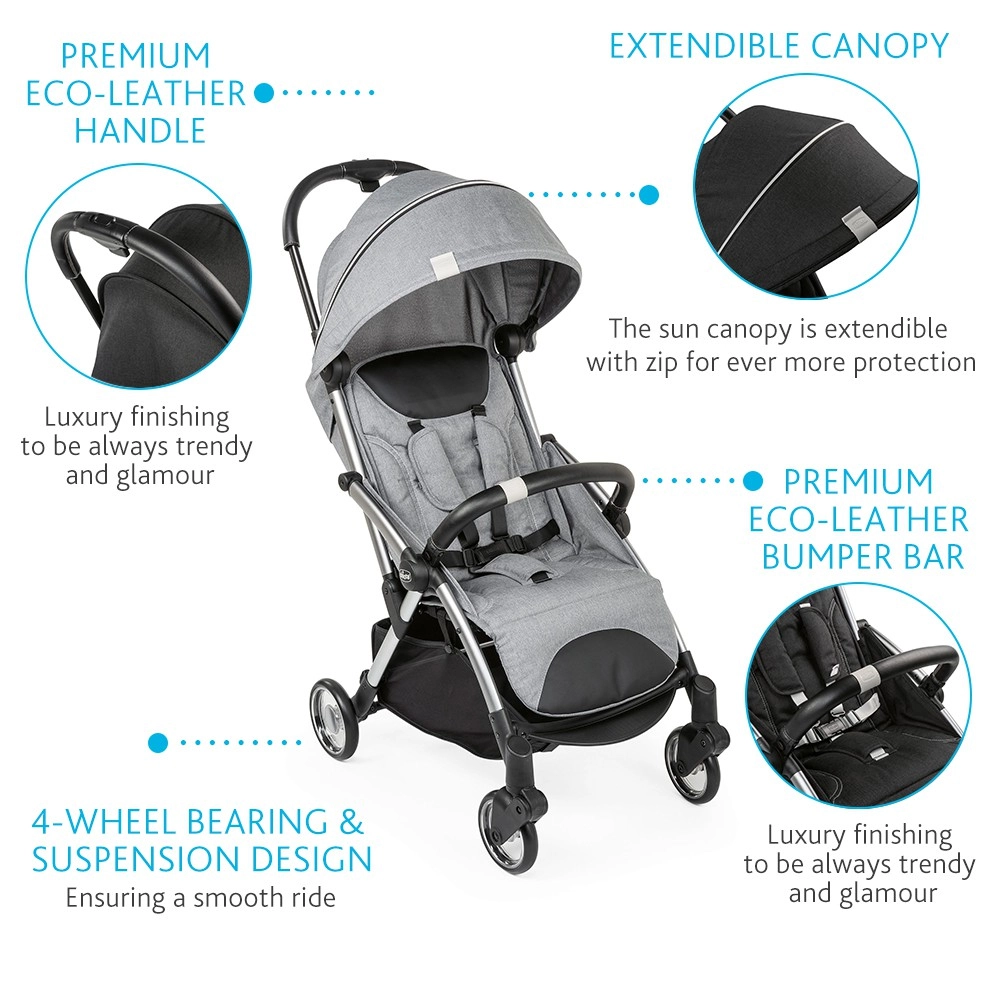 Chicco Goody Stroller - Cool Grey