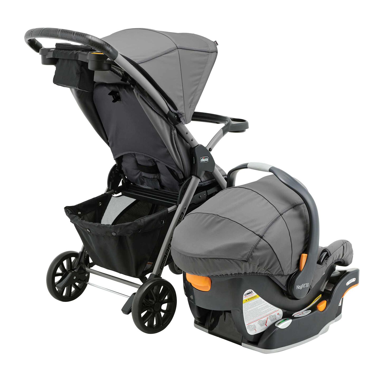 Chicco Mini Bravo Plus Travel System - Slate USA