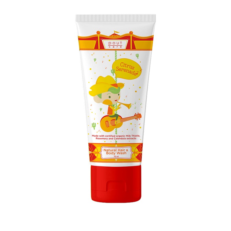 pout Care Citrus Serenade Natural Hair & Body Wash