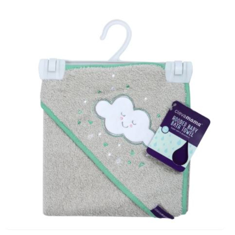 Clevamama Soft Cotton Hooded Baby Bath Towel - BUY 1 GET 1 FREE