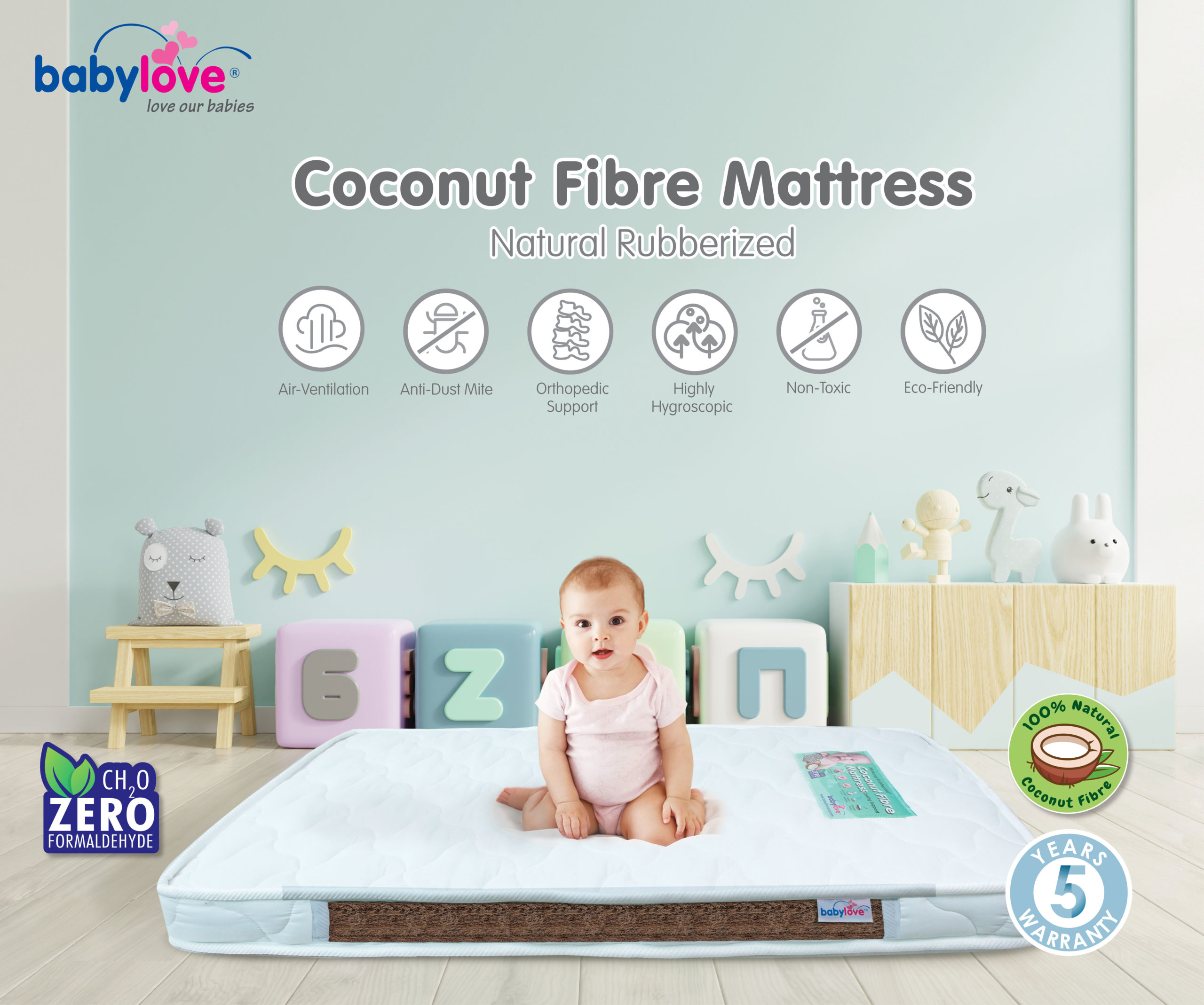 Babylove Coconut Fiber Mattress