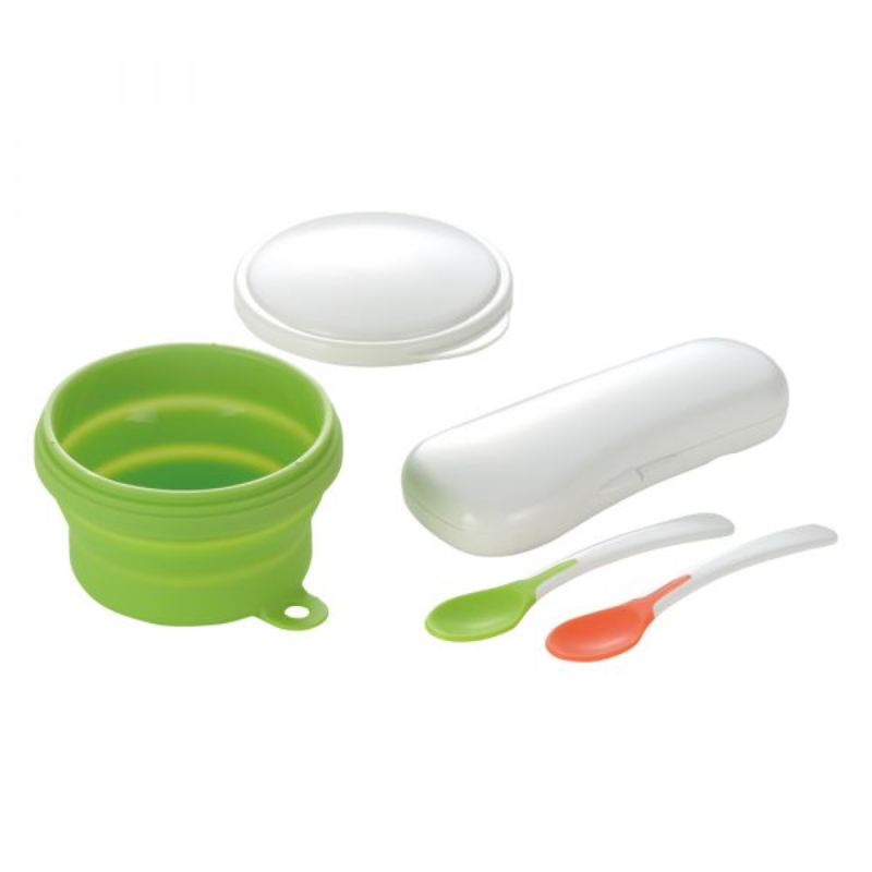 baby-fair Richell Collapsible Bowl with Spoons