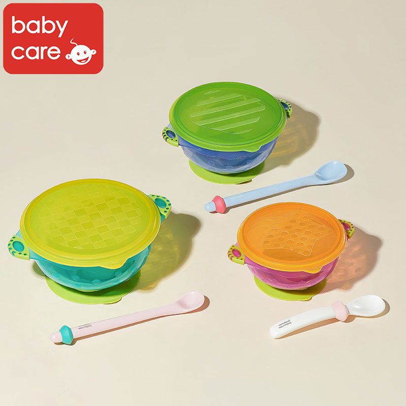 Babycare Colourful Suction Bowl - Rainbow