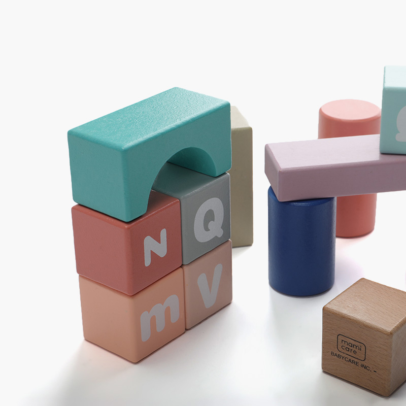 Babycare Colorful Wooden Blocks