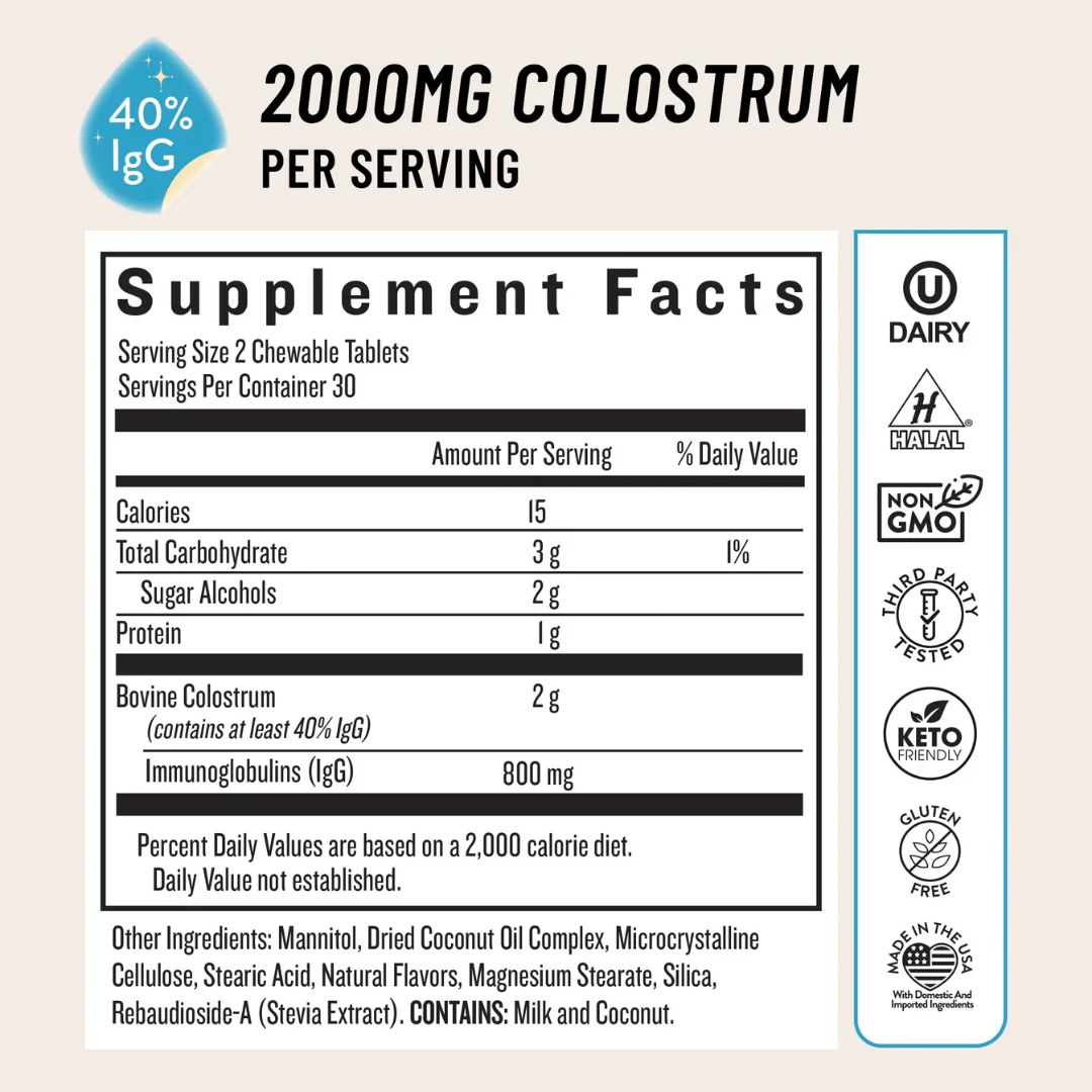 Legendairy Milk Colostrum Chewable Tablets