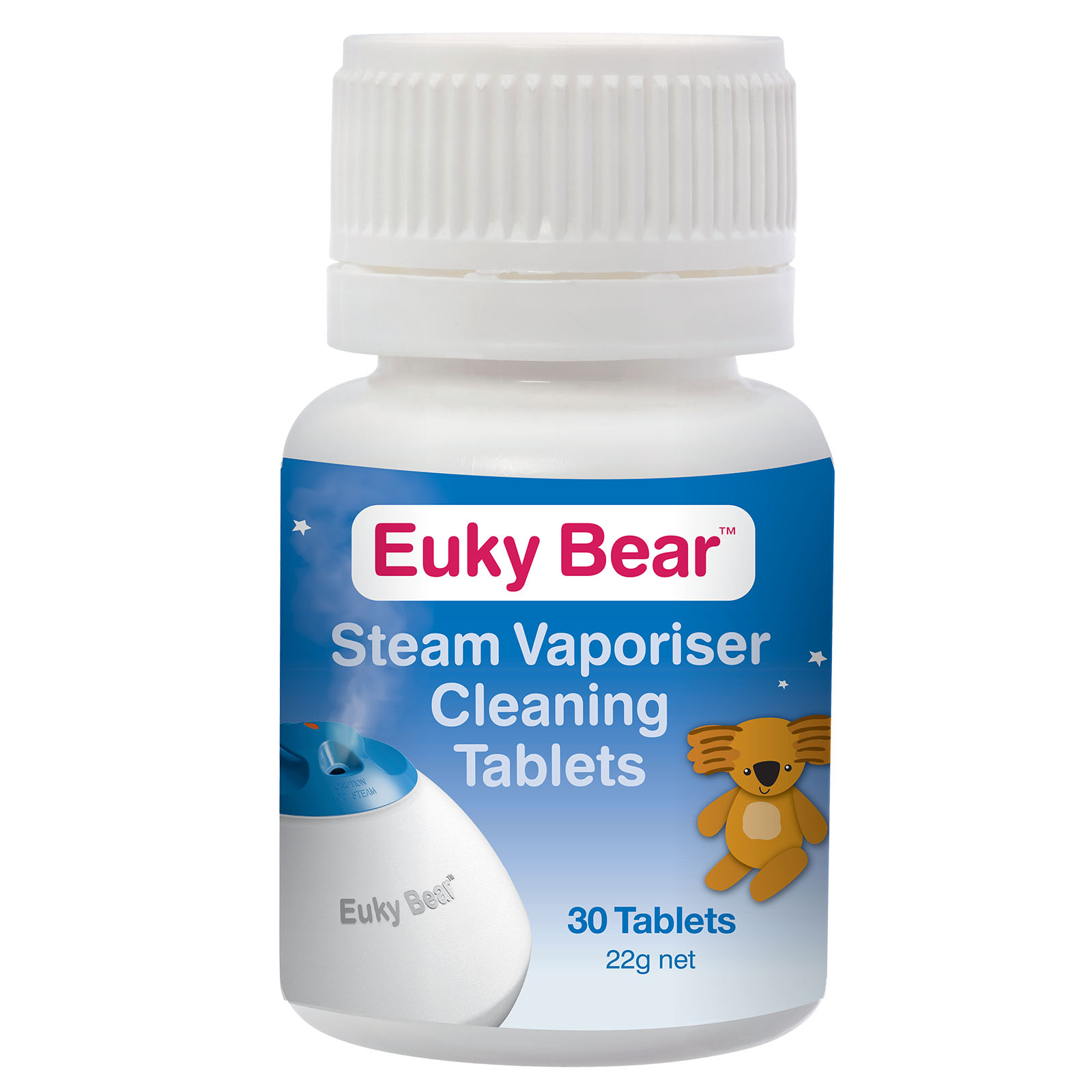 Euky Bear Steam Vaporiser Cleaning Tablets (30s)