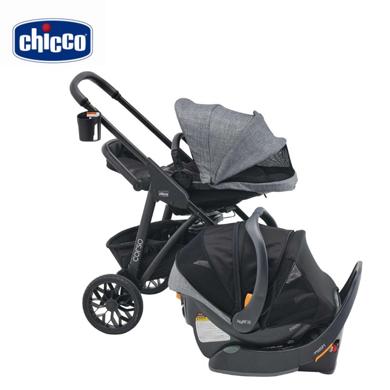 Chicco Corso Primo Cleartex Travel System Aspen USA