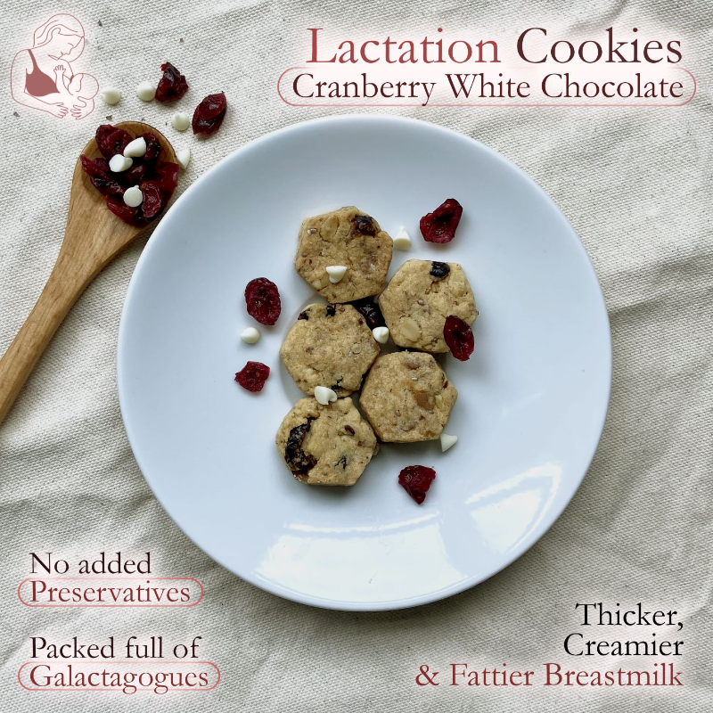 Cookie Dealer SG Lactation Cookies - Cranberry White Choc