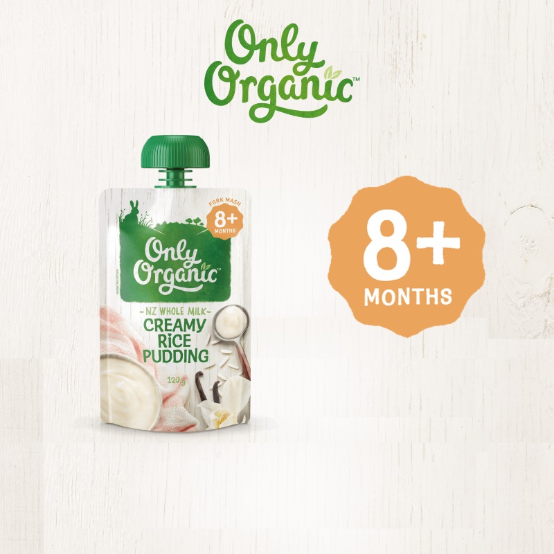 baby-fair Only Organic Creamy Rice Pudding 120G