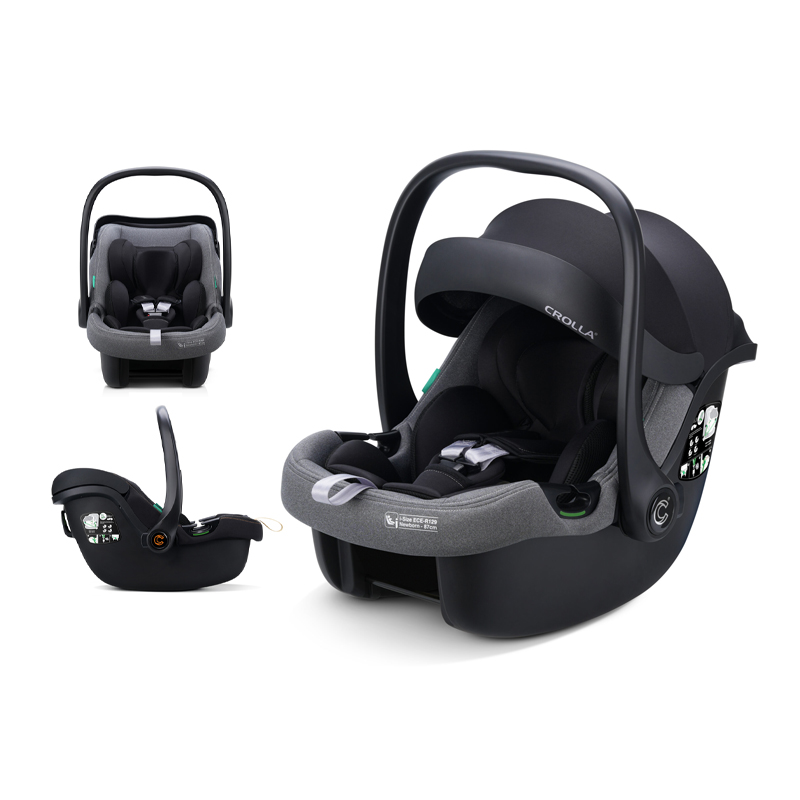 Crolla Ezzy I-size Car Seat - Pebble Grey