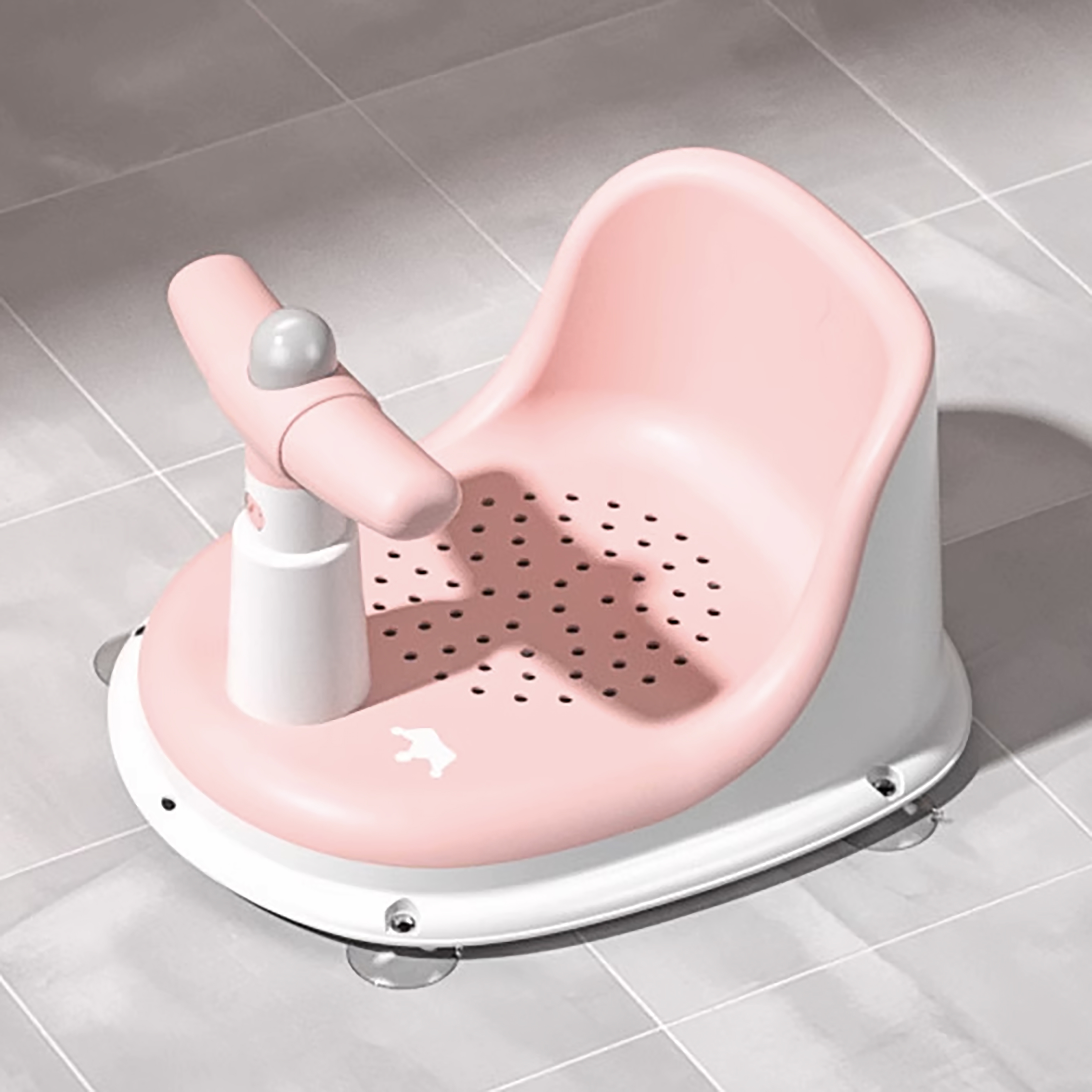 Lucky Baby Crown Bath Chair - Pink