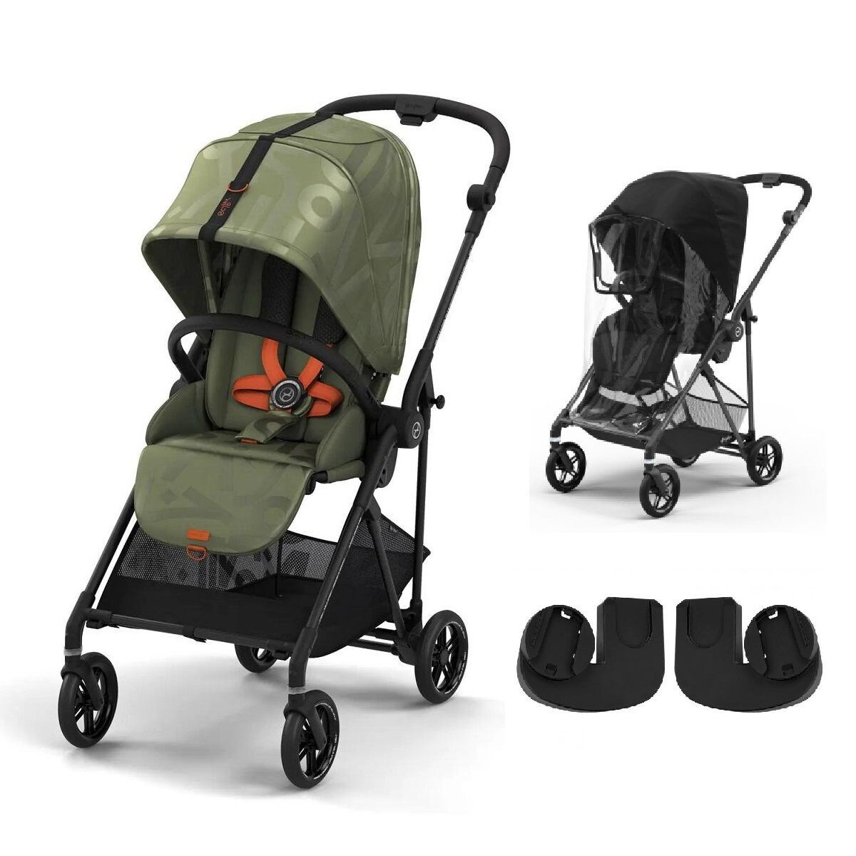 Cybex Melio Street B + Free Raincover and Carseat Adapter