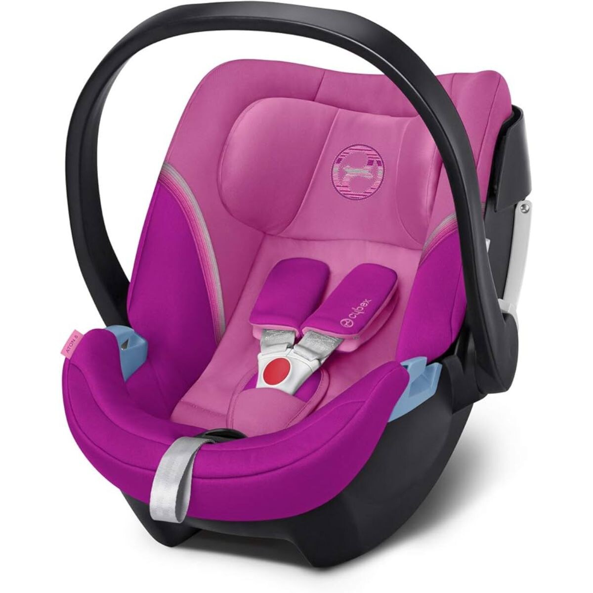 Cybex Aton 5 Magnolia Pink Purple + Aton Base 2 Fix + Free Aton 5 Summer Cover