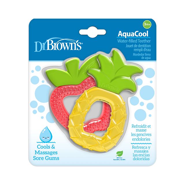 Dr Brown's Aquacool Water-Filled Teether (Pineapple & Apple)