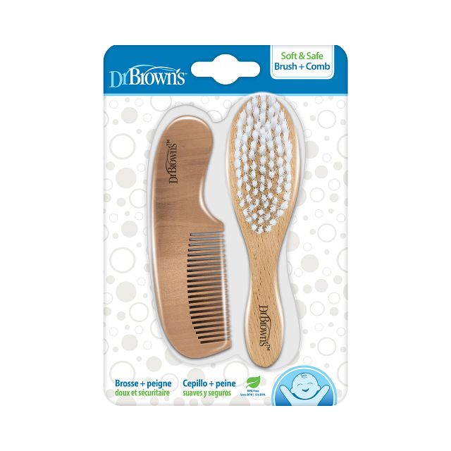 Dr Brown's Soft & Safe Brush + Comb
