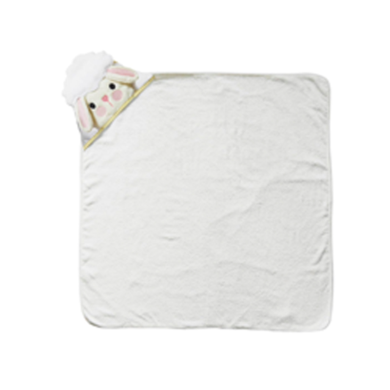 Mother's Choice 3D 100% Pure Cotton Infant / Baby Hooded Towel