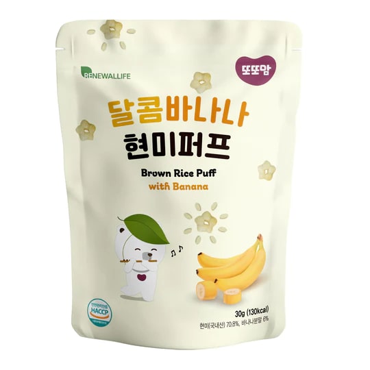 [Bundle] DDODDOMAM Brown Rice Puffs with Banana