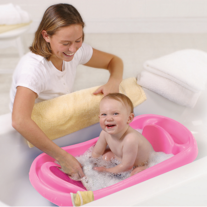The First Years Delux Newborn-to-Toddler Tub - Pink