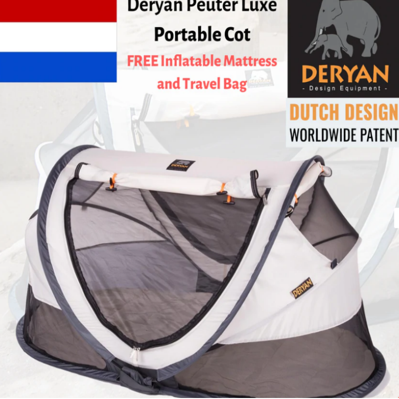 baby-fair Deryan Ultralight Travel Cot Peuter Luxe