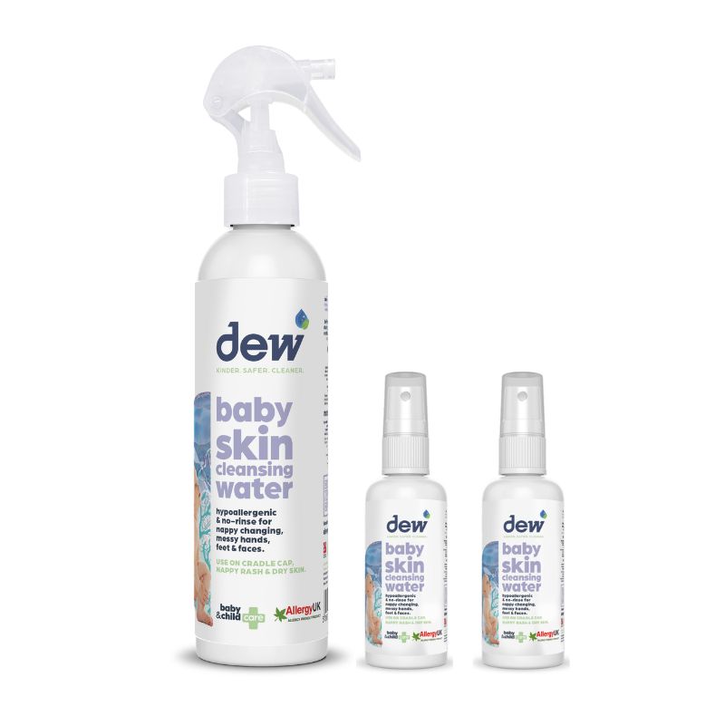 Dew Baby Cleansing Water Bundle (500ml x 2 + 65ml x 1)